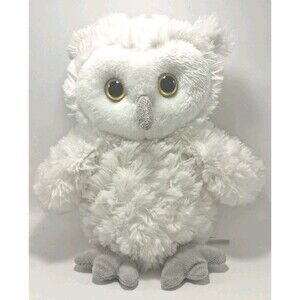 Wishpets 12" White Soft Cuddle Plush Snowy Owl Floppy Beanbag Stuffed Animal